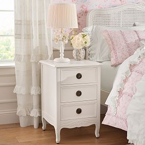 LoveShackFancy Floral Crystal Bead Table Lamp (20.75")