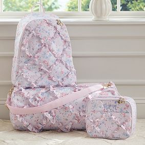 LoveShackFancy Windsor Rose Ruffled Colby Backpack