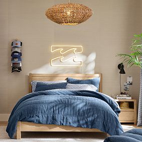 Woven Semi-Flush Mount (36.5")