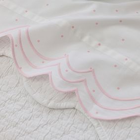 Mini Dottie Scallop Sheet Set