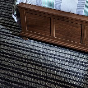 Washable Tonal Stripe Rug