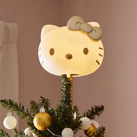 Hello Kitty ゴールドクリスマスツリー 約30cm 【公式通販】