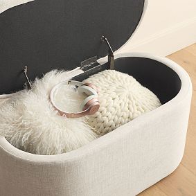 Oval Storage Bench (32")