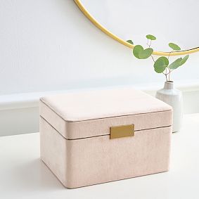 Velvet Blush Jewelry Box