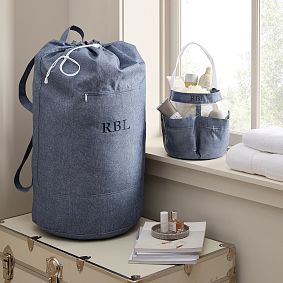 Classic Shower Caddy &amp; Laundry Bag Set