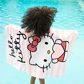 Hello Kitty® Striped Beach Towel UPF 50+
