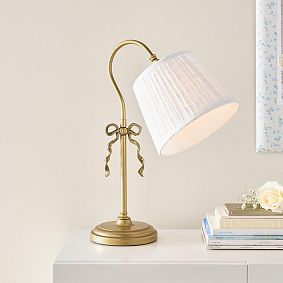 LoveShackFancy Eyelet Bow Task Lamp (20")