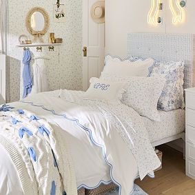 LoveShackFancy Bow Lumbar Pillow Cover