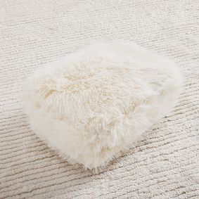 Mani Pedi Feathery Fur Lapdesk-Ivory