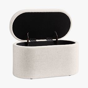 Oval Storage Bench (32")