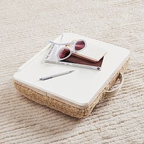Simple Cozy Sherpa Latte Lapdesk