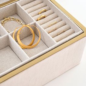 Velvet Blush Jewelry Box