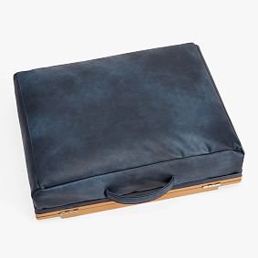 Adjustable Lapdesk - Vegan Leather Navy