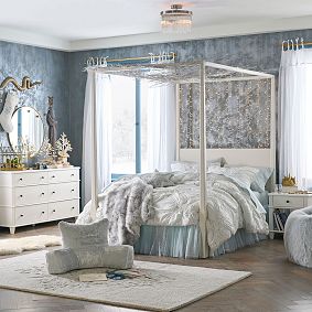 Crystal Rod Flush Mount
