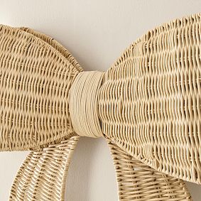 LoveShackFancy Rattan Bow (26"x28")