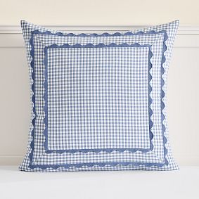 Nantucket Gingham Euro Pillow Cover