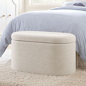 Oval Storage Bench (32")