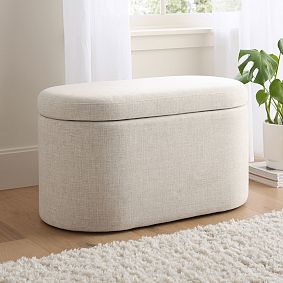 Oval Storage Bench (32")