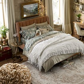 Large Statement Faux Fur Multicolour Bean Bag Chair Slipcover Only