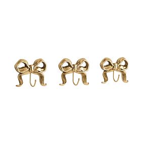 LoveShackFancy No Nails Bow Hooks - Set of 3