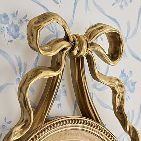 LoveShackFancy No Nails Oval Wall Mirror (21")