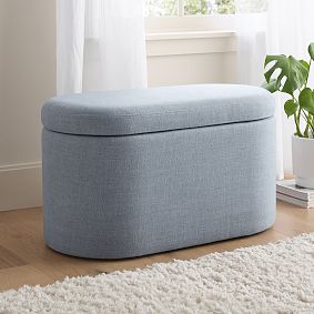 Oval Storage Bench (32")