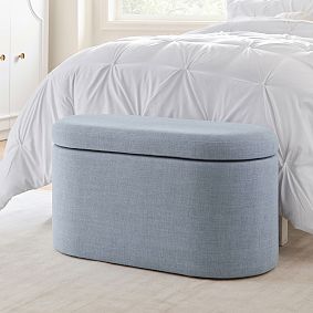 Oval Storage Bench (32")