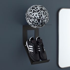 Shoe &amp; Hat Metal Wall Organization