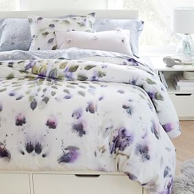 Flora Obscura Organic Duvet Cover