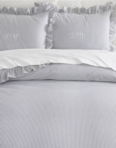HOUSSE DE COUETTE EN COTON TIE AND DYE CORAIL : Housse de couette