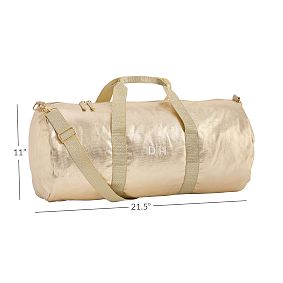 Metallic Gold Duffle Bag
