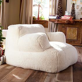 Sherpa Ivory Eco Lounger