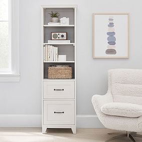 Hampton Bookcase with Storage Drawers (20")