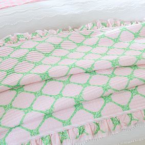 Lilly Pulitzer Bamboo Butterfly Ruffle Quilt