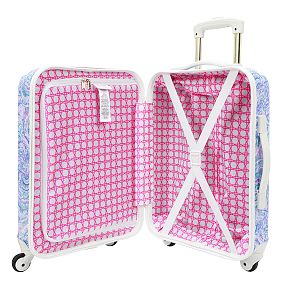 Lilly Pulitzer Happy As A Clam Channeled Hard-Sided Luggage