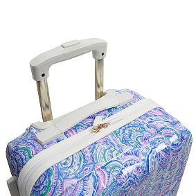 Lilly Pulitzer Happy As A Clam Channeled Hard-Sided Luggage