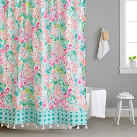 Lilly Pulitzer Orchid Shower Curtain