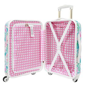 Lilly Pulitzer Via Amore Floral Channeled Hard-Sided Luggage