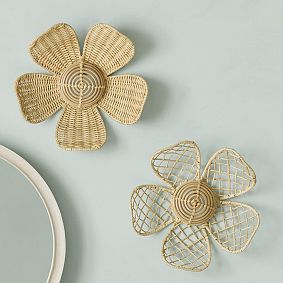 Rattan Flowers Set