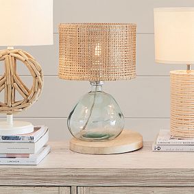 Woven Table Lamp (17")