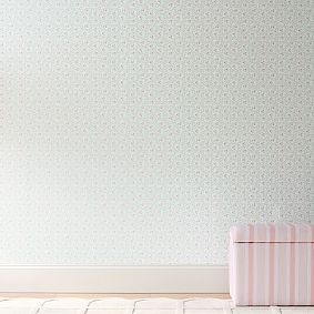 Hill House Home Green Clematis Scallop Wallpaper