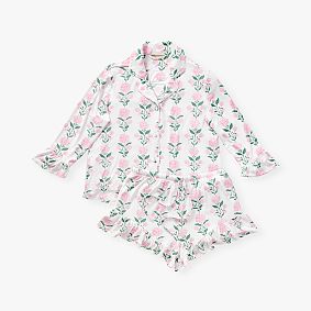Hydrangea Short Bamboo Viscose Pajama Set