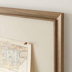 No Nails Framed Rectangle Pinboard (36"x24")