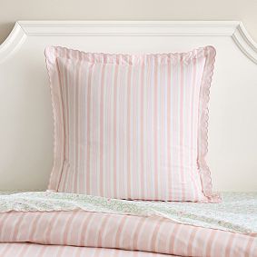 Hill House Home Variegated Stripe Euro Pillow Cover