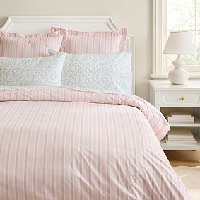 Hill House Home Variegated Stripe Euro Pillow Cover