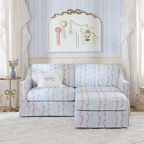 LoveShackFancy Auburn Ottoman (28")