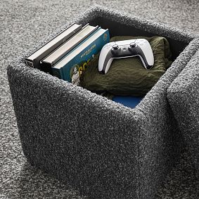 Simple Square Storage Ottoman