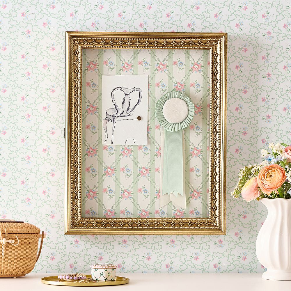 Hill House Home Framed Shadow Box (20"x16") - Gold