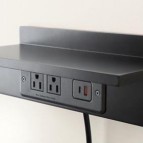 No Nails Mini Plug In Ledge with USB A/C (11.75")