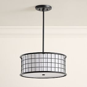 Metal Grid Semi-Flush Mount (31")